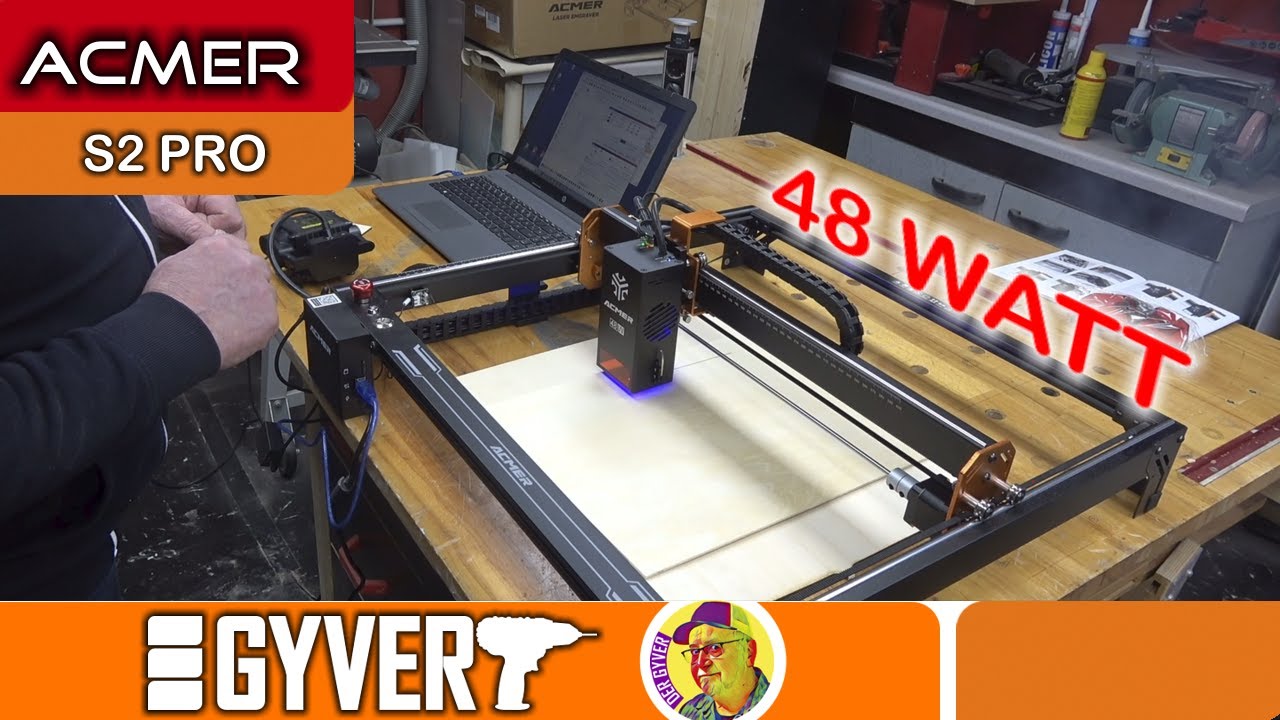Acmer S2 pro Ein günstiger 48 Watt Laser