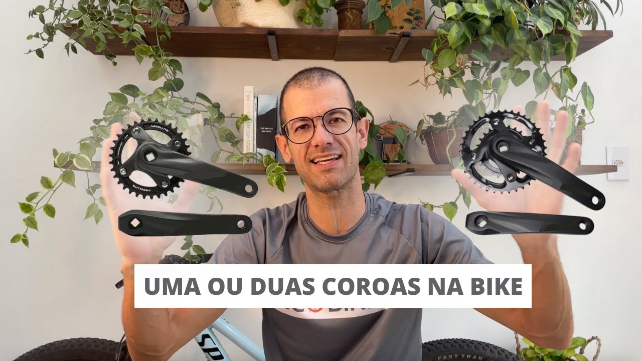 Uma ou duas coroas na bike