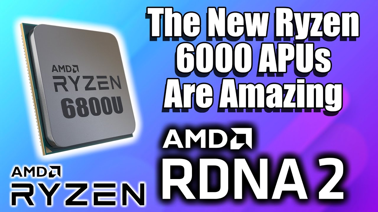 The New Ryzen 6000 APUs Are Awesome! RDNA 2 iGPU Smooth 1080P Gaming!