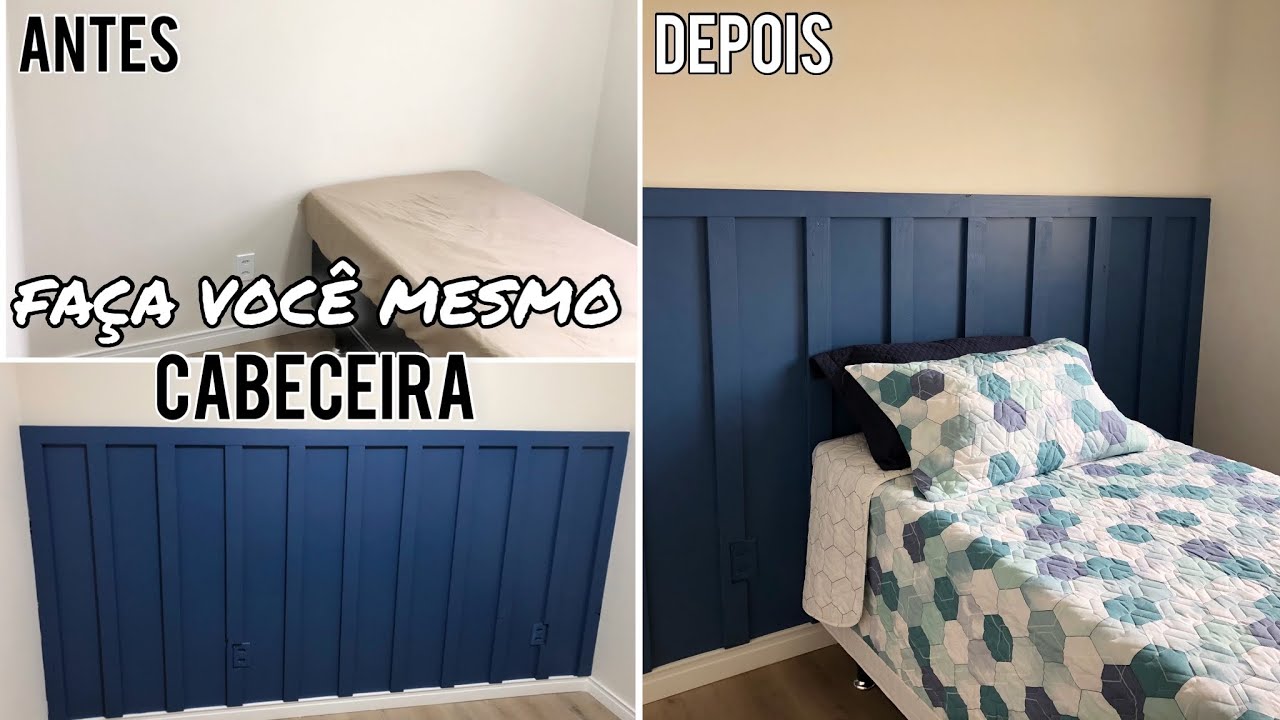 FAÇA VOCÊ MESMO - CABECEIRA FÁCIL, RÁPIDO E GASTANDO POUCO #DIY