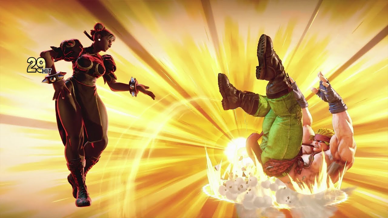 SFV: Shadow Lady Combos (Unplayable 'Boss' character)