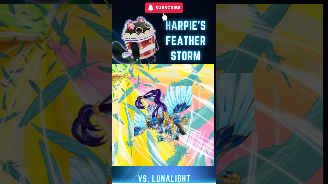 Harpie&rsquo;s Feather Storm (feat. YUMMY) vs Lunalight #yugioh #yugiohcommunity #yummy #antimeta