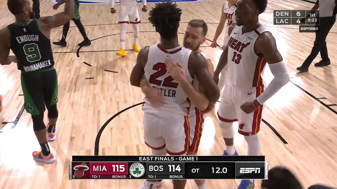 Jimmy Butler hits ANOTHER clutch shot And 1 | Game 1 | Celtics vs Heat