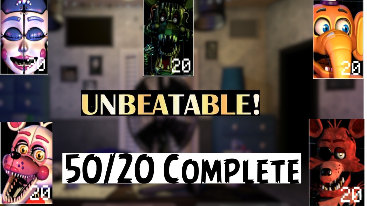 50/20 Mode Complete! - Ultimate Custom Night