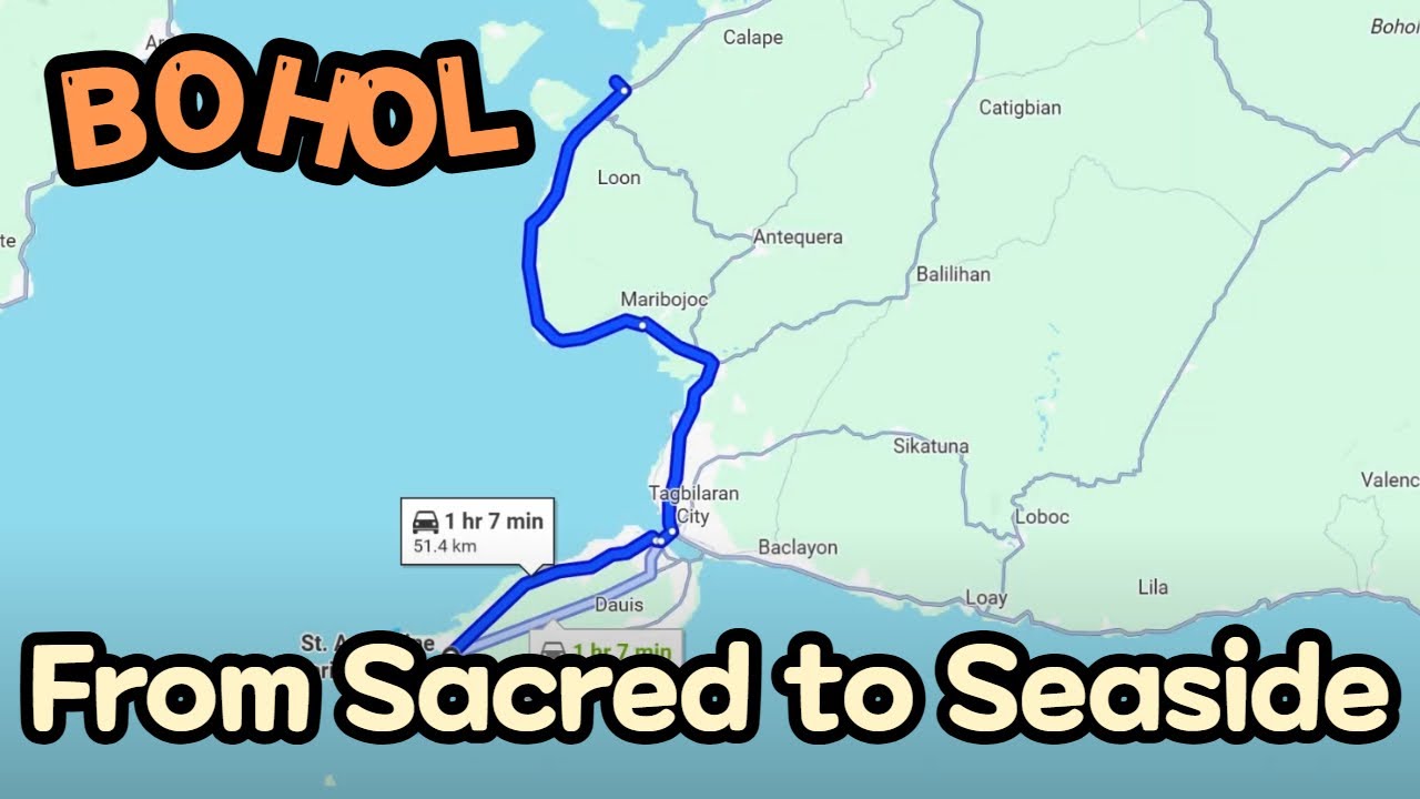 🚘 From Sacred to Seaside – Drive from St  Augustine Parish Church to Loon Port (49.7Km, 31.8Km/L)