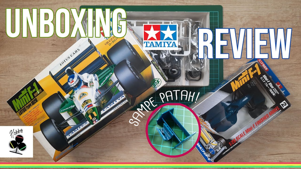Tamiya Mini F1, Lotus 102B. Langka & Beda Banget Sama Mini 4WD || Unboxing & Review [ミニ四駆]