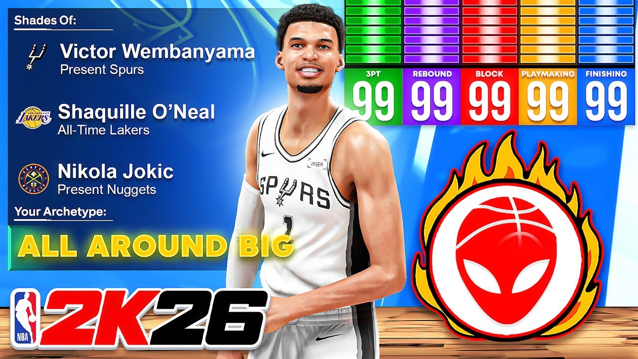 BEST CENTER BUILD in NBA 2K26! Best ALL AROUND Center Build in NBA 2K26! Best Build in NBA 2K26!