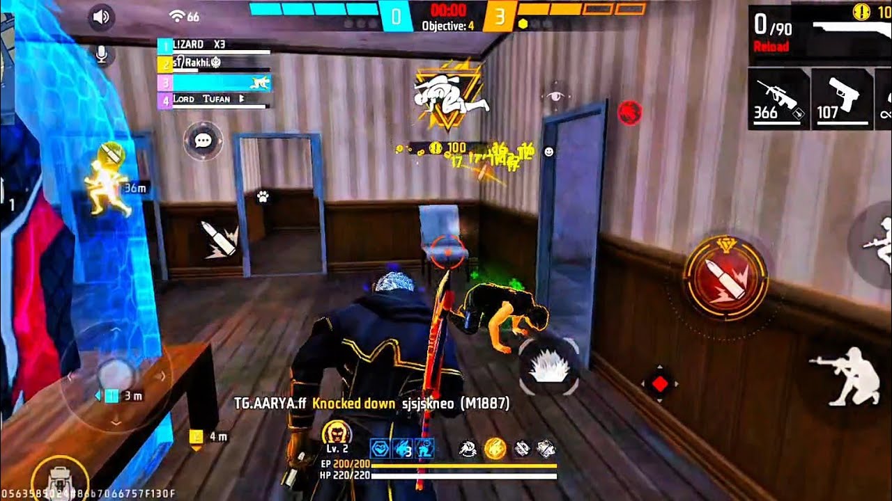 Free Fire Max Cs Rank Mod Grandmaster Lobby 🔥| Tha Art Of Clutch 🎯 Rush gameplay...