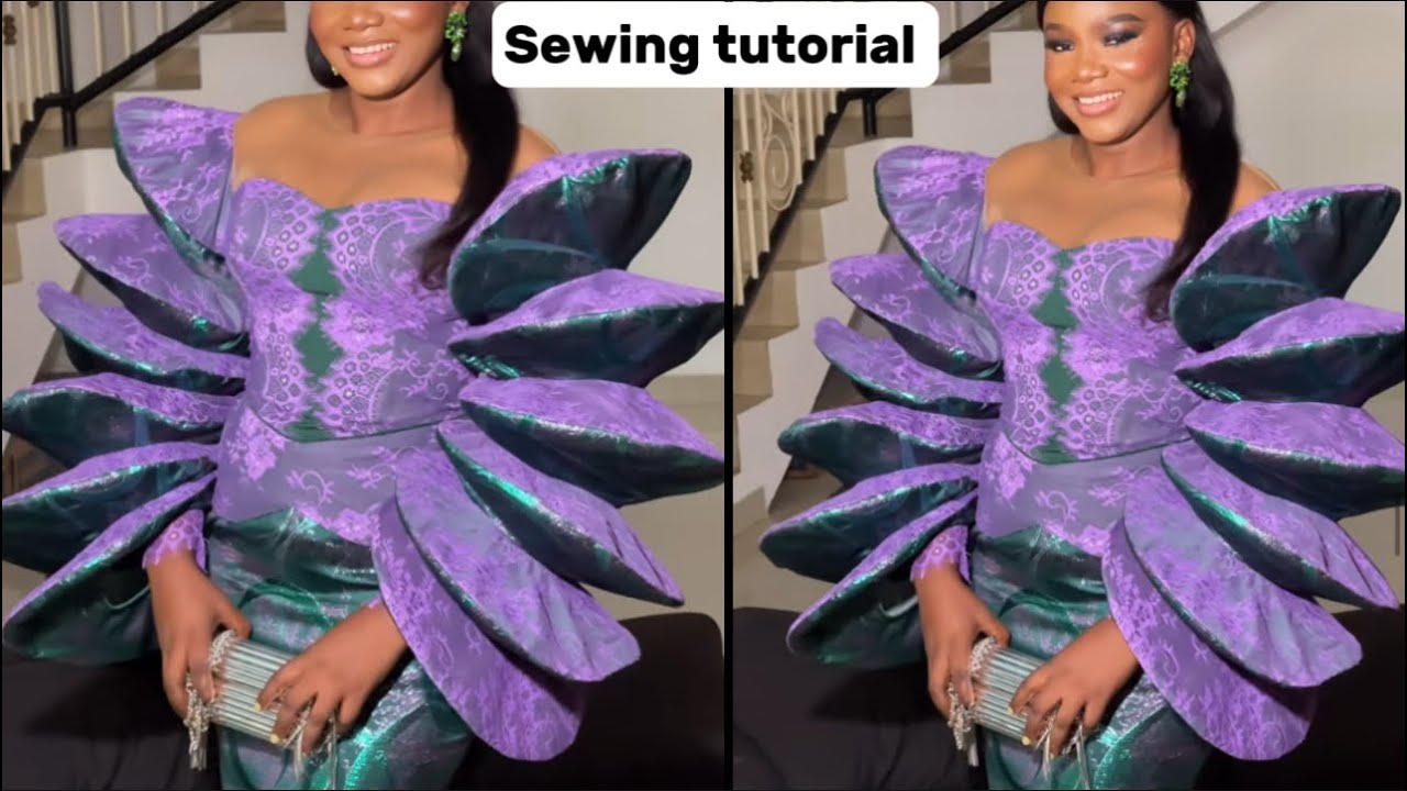 How to sew this trendy accordion sleeve || Doughnut sleeve