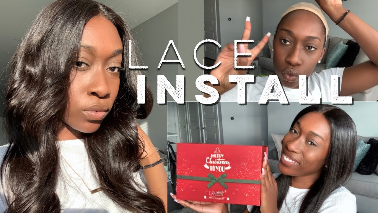 FIRST FULL LACE INSTALL AS A BEGINNER x ALIEXPRESS UNICE HAIR | AFFORDABLE! LIV CELENE 2020