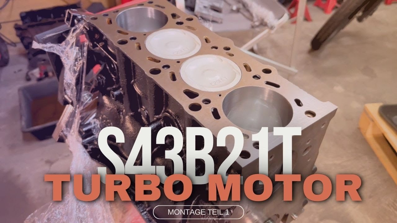 BMW E36 Compact 316i | Stroker Kit & Kopf - Der Turbo Motor S43B21T wird zusammengebaut - Teil 1