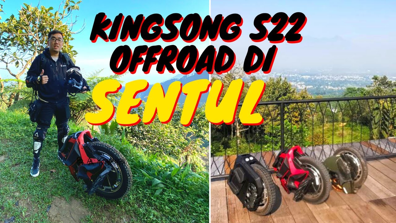 KINGSONG S22 test Nanjak & Offroad ke Sentul | Kopi Nako Kebonjati | EUC INDONESIA