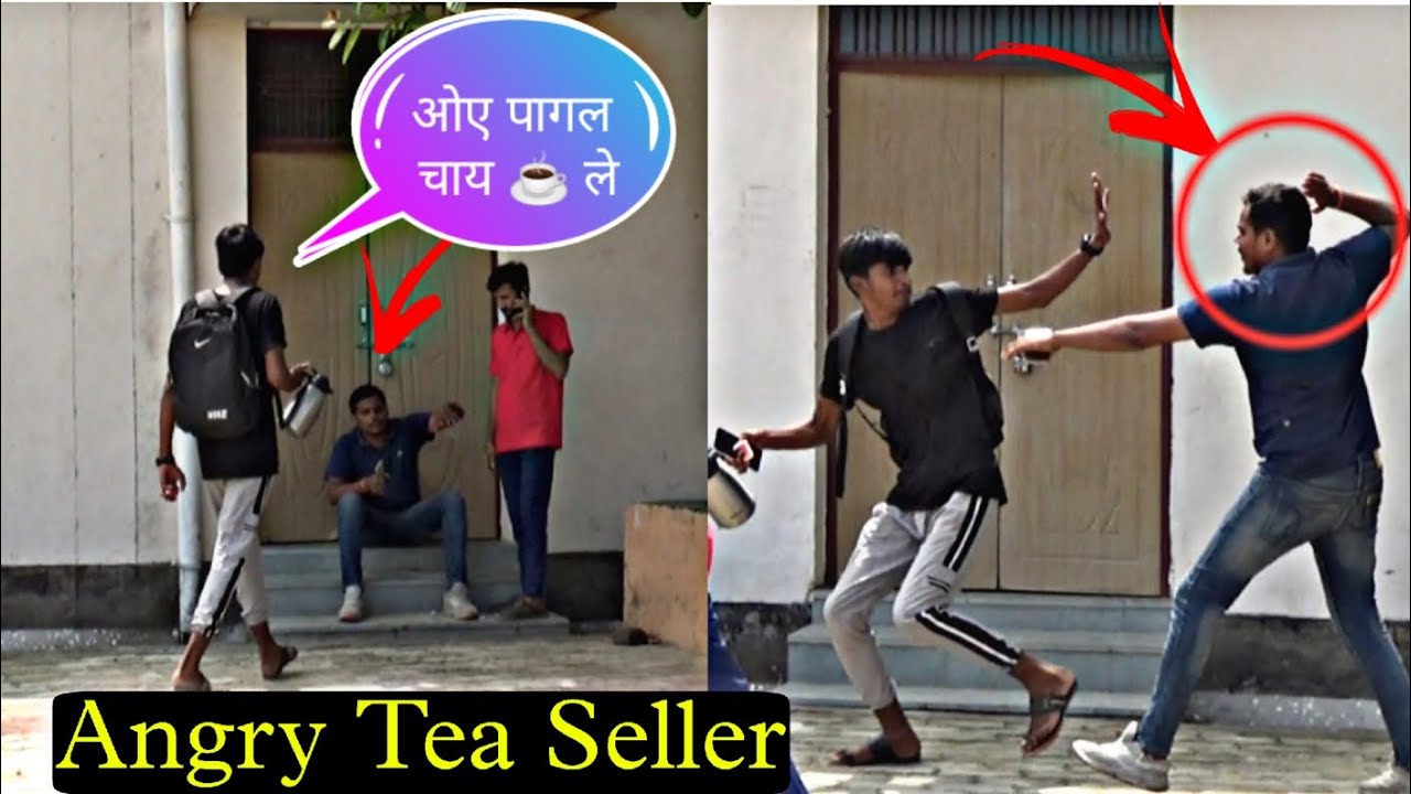 Angry Tea Seller Prank 😆 / Best Prank in India/ Best Prank 2023@DivyanshuMani