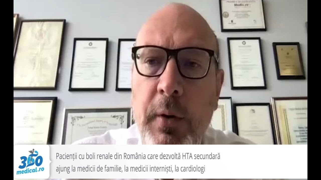 Prof. dr. Adrian Covic despre binomul hipertensiune arterială- boală cronică de rinichi