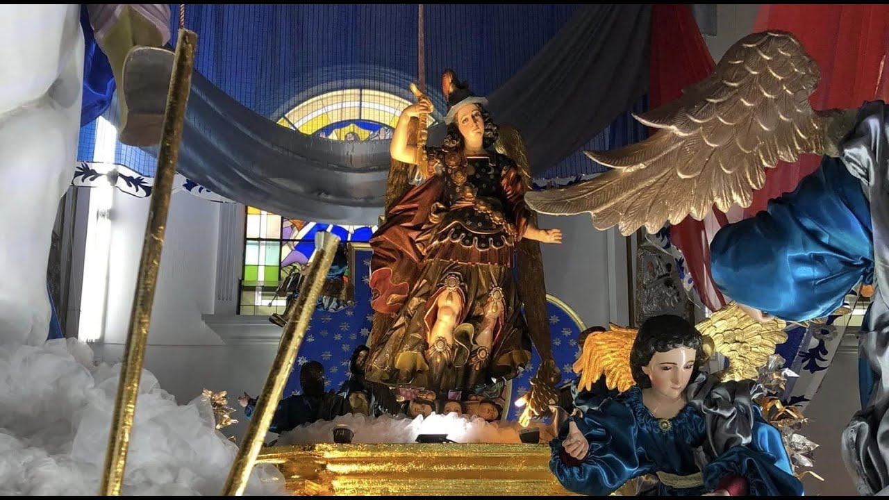 SALIDA, PROCESIÓN DE LA VENERADA Y ANTIQUÍSIMA IMAGEN DE SAN MIGUEL ARCÁNGEL, San Miguel Petapa 2023