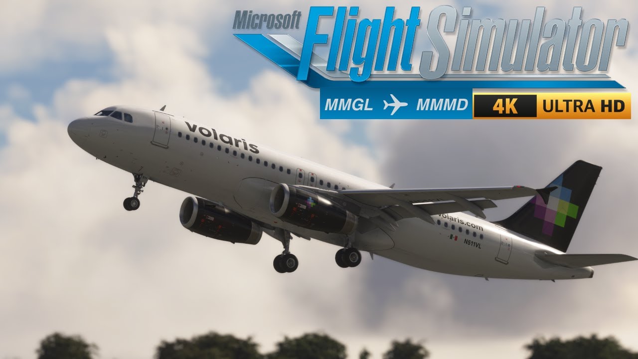 Volaris A320 IAE Full Flight | Guadalajara ✈ Merida | BOUNCED Landing MSFS 2020 (4K)
