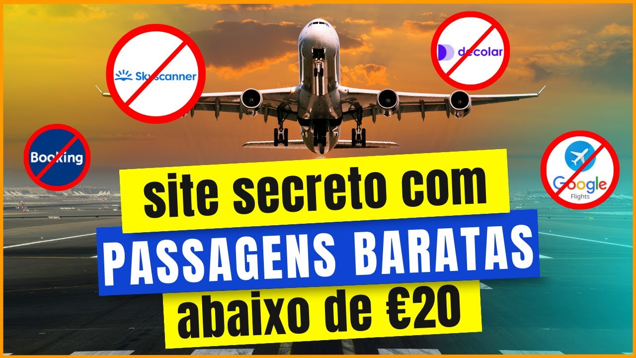 Site SECRETO com Passagens Aéreas RIDICULAMENTE Baratas Para TODA a Europa