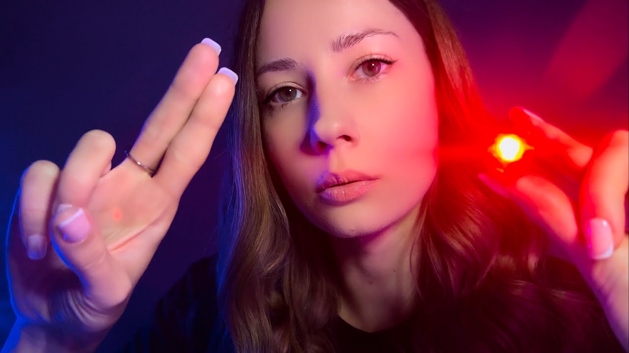 ASMR Eye Exam 👁️ To Help You Sleep 💤 Follow The Light, Mouth Sounds, Follow My Instructions
