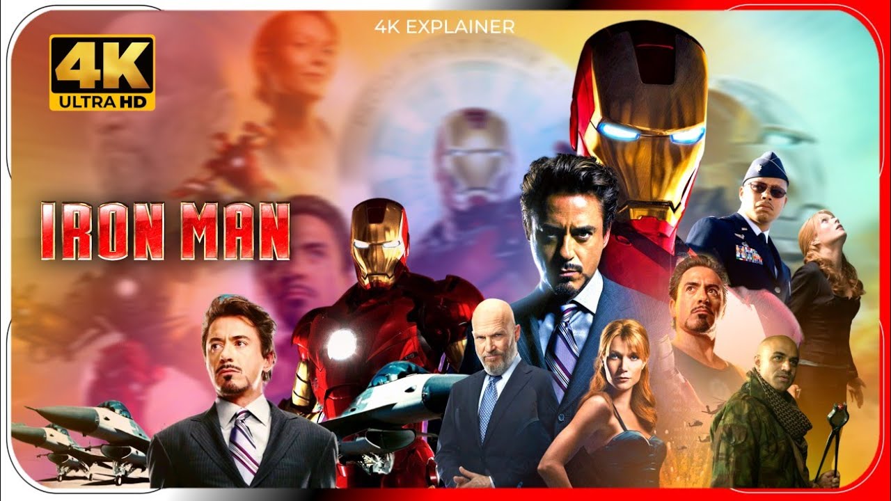 Iron Man (2008) 4K Film Explained In Hindi/Urdu | Iron Man Summarized in हिन्दी | UHD