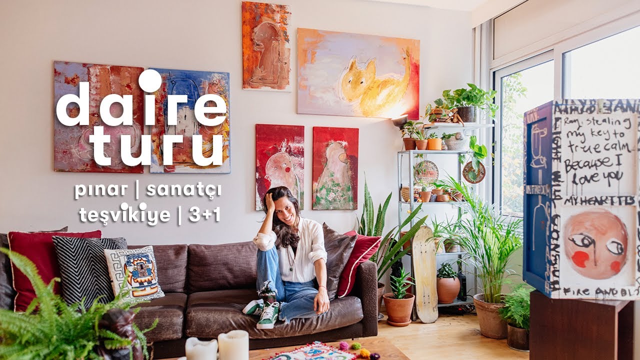 Pınar ve Kızlarının Şehrin Ortasında Yeşile Bakan Renkli Evi