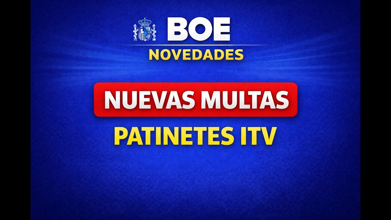 🛴 ITV PATINETES 2026: ¿Es OBLIGATORIA ya? Evita MULTAS de 200€ y Confiscación (BOE) #DGT #VMP #BOE