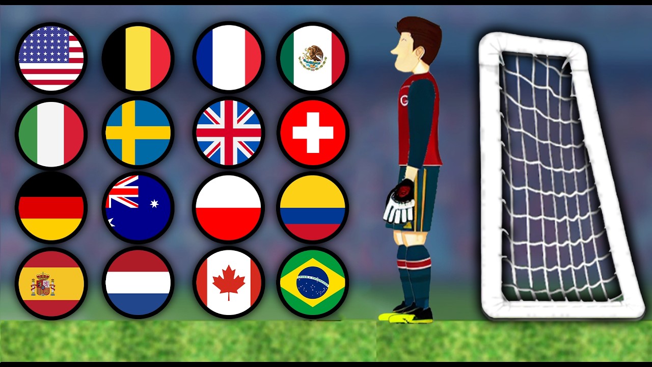BEAT THE KEEPER | Marble Soccer Race Tournament