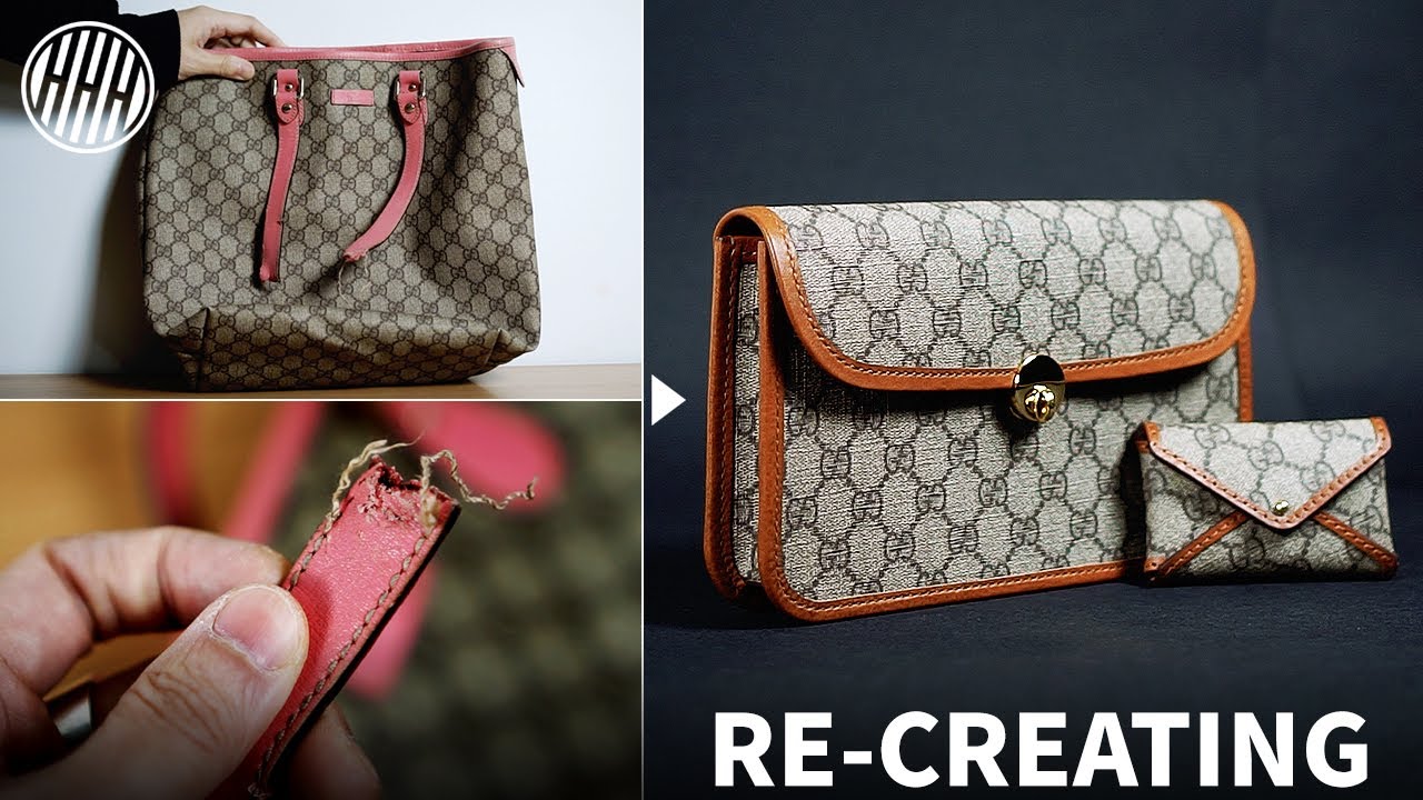 A new life for a damaged bag #upcycling