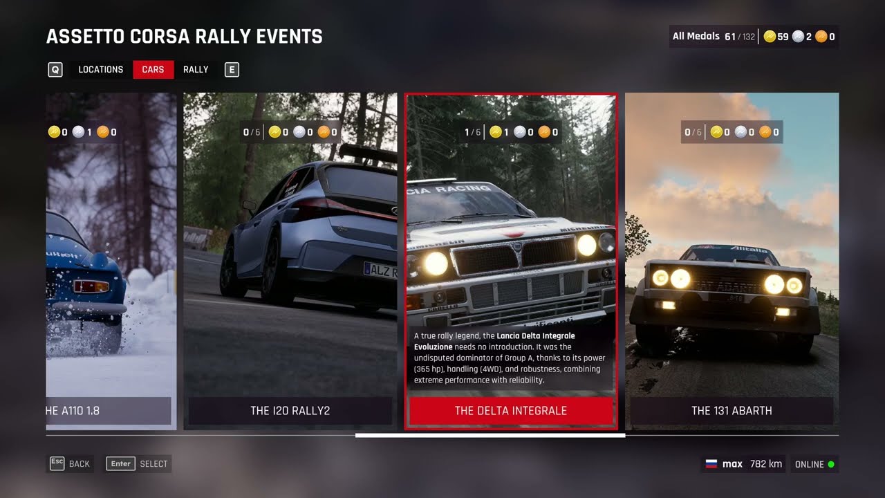 Assetto Corsa Rally | Lancia Delta Integrale | Tarmac Test 1 | Gold | 3:30.641 | Moza R5 | GTX1660