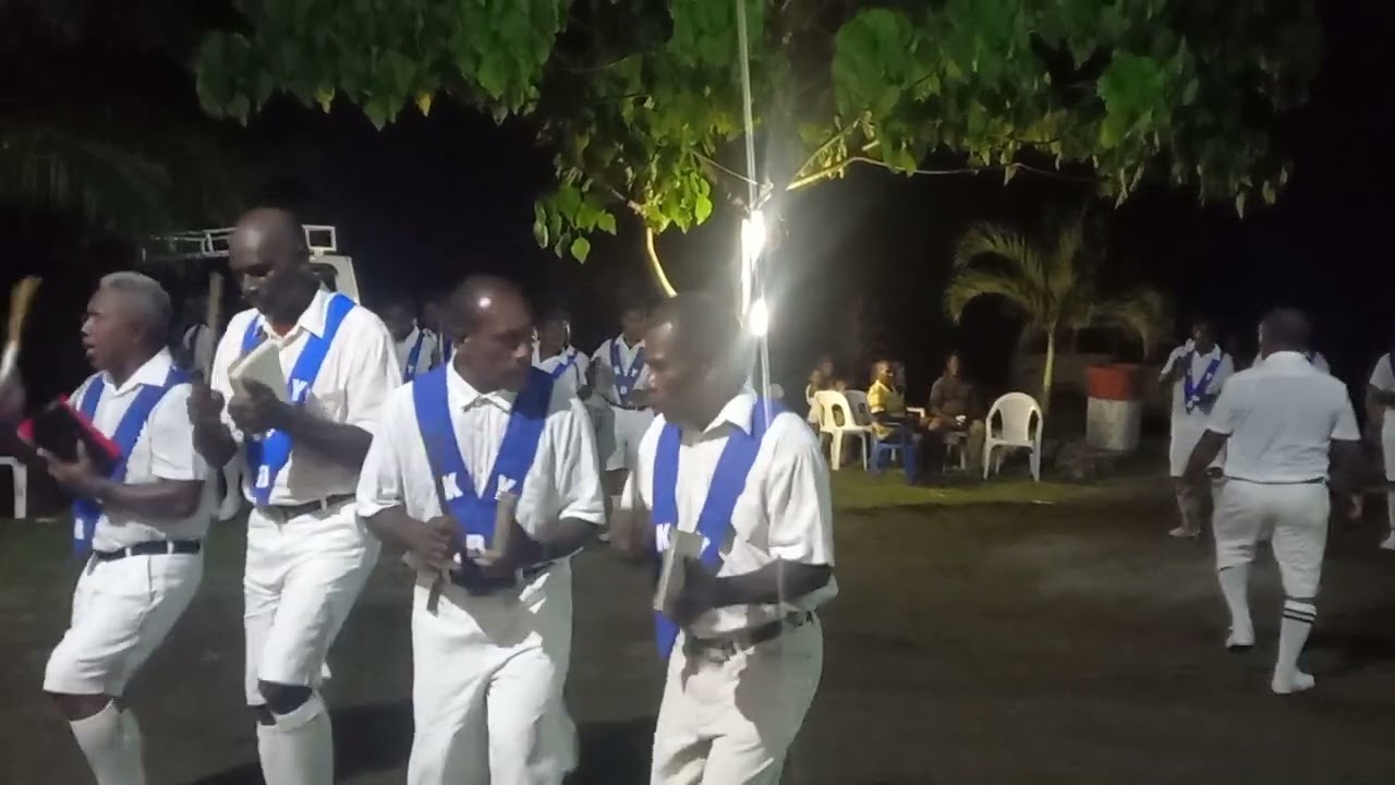 Koa Mens Singing Band Performing at the Emmanuel Centre Church in Auki.