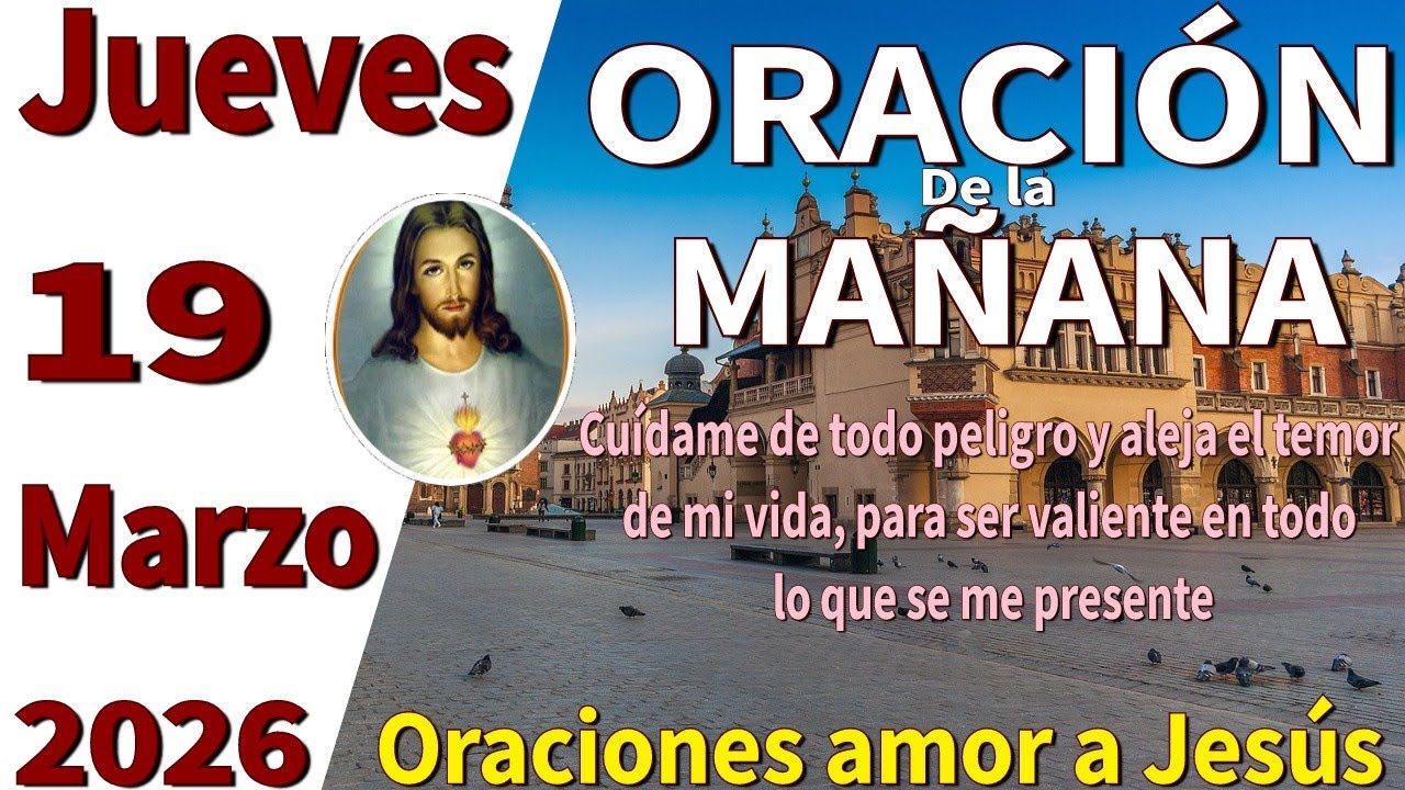 Oración de la mañana del día jueves 19 de marzo de 2026 -Santiago 4:10 