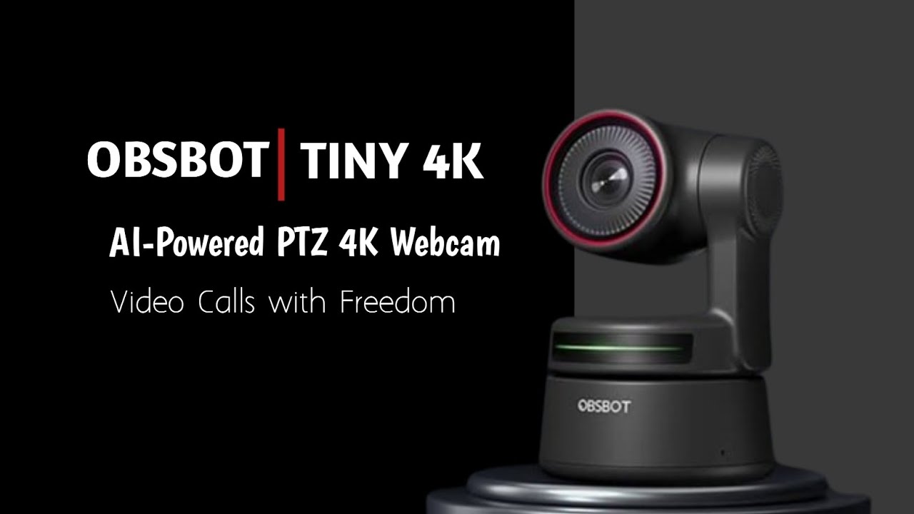 4k Webcam Magic Unleashed: Introducing Incredible OBSBOT Tiny 2 l Ai traking l Ai framing