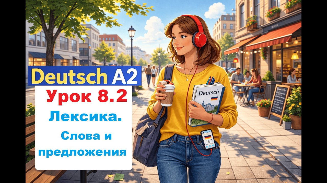 Немецкий язык A2 — Урок 8.2: Лексика. Слова и фразы | Немецкий для начинающих