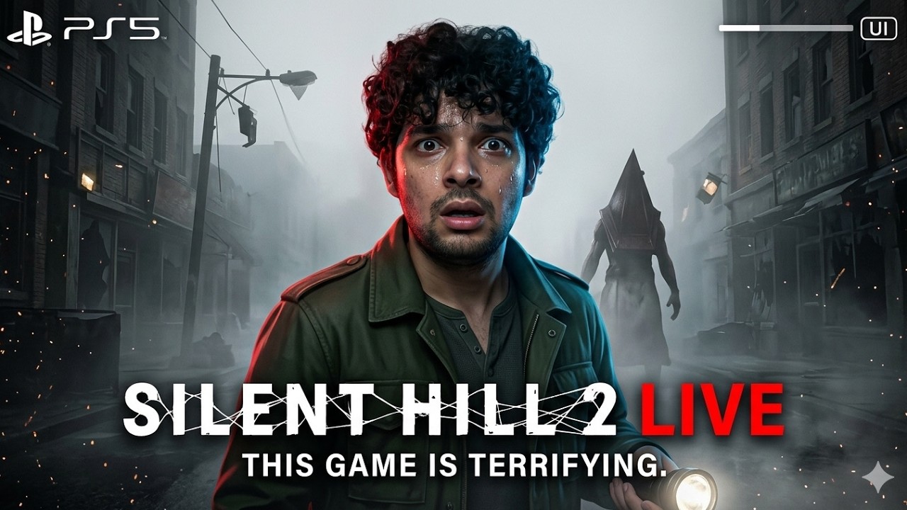 🔴 LIVE Silent Hill 2 PS5 | First Time Playing | Horror Gameplay 😱