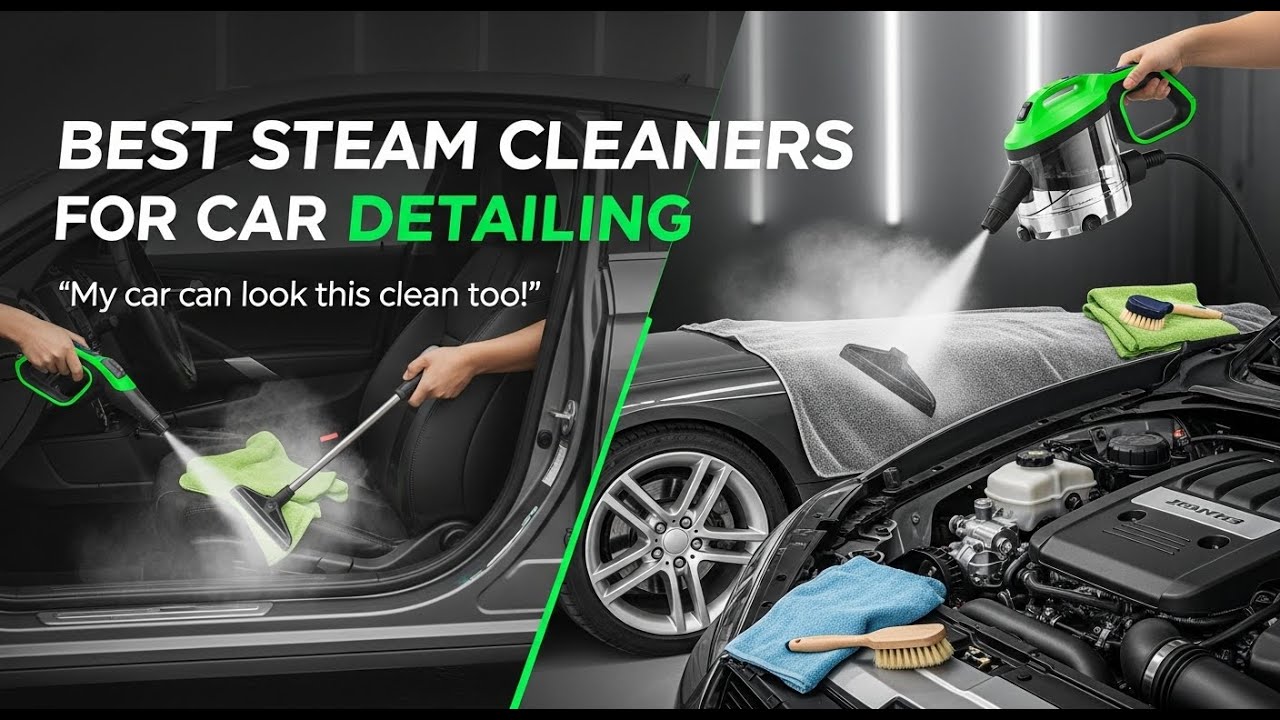 TOP 5 Best Steam Cleaners For Car Detailing 2026 | Stop Scrubbing – Let These Steam Cleaners