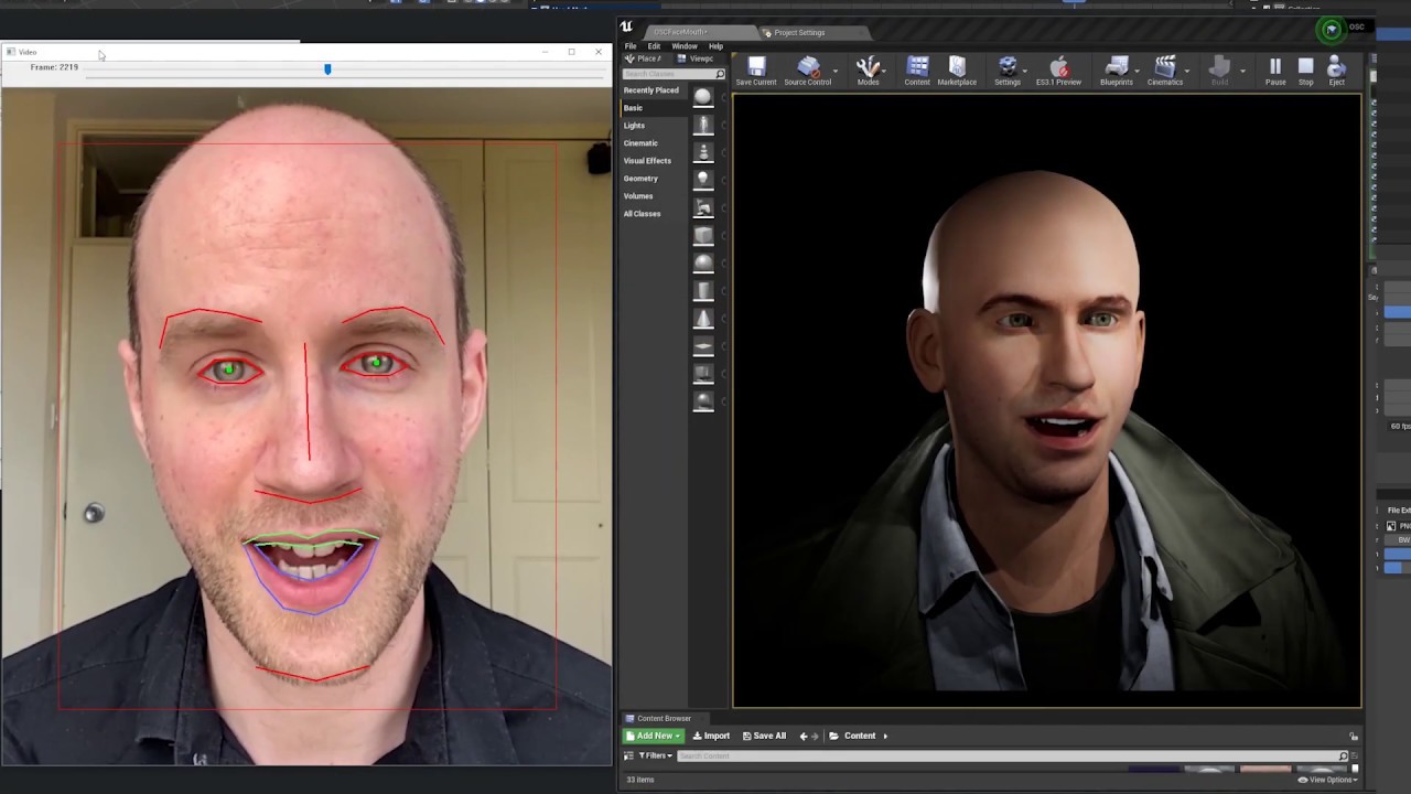 Tutorial: Free face animation tool with any camera for Blender/Unreal (with example files)