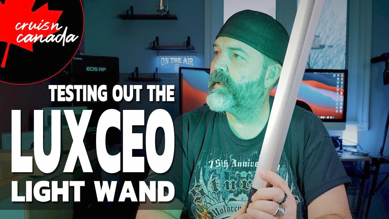 LUXCEO RGB LED Video Light Wand | First Look and Review