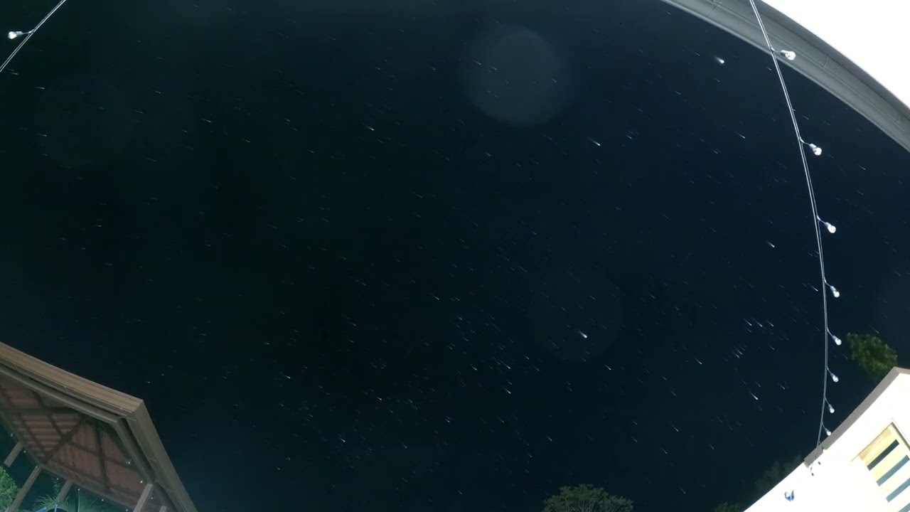 Time lapse of a Costa Rica night sky