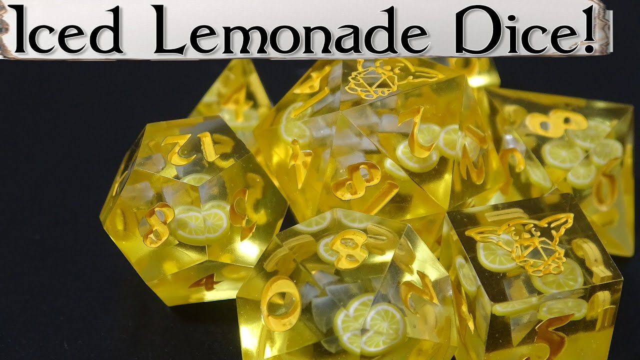 Making Fake Ice Inside Dice | Lemonade Dice