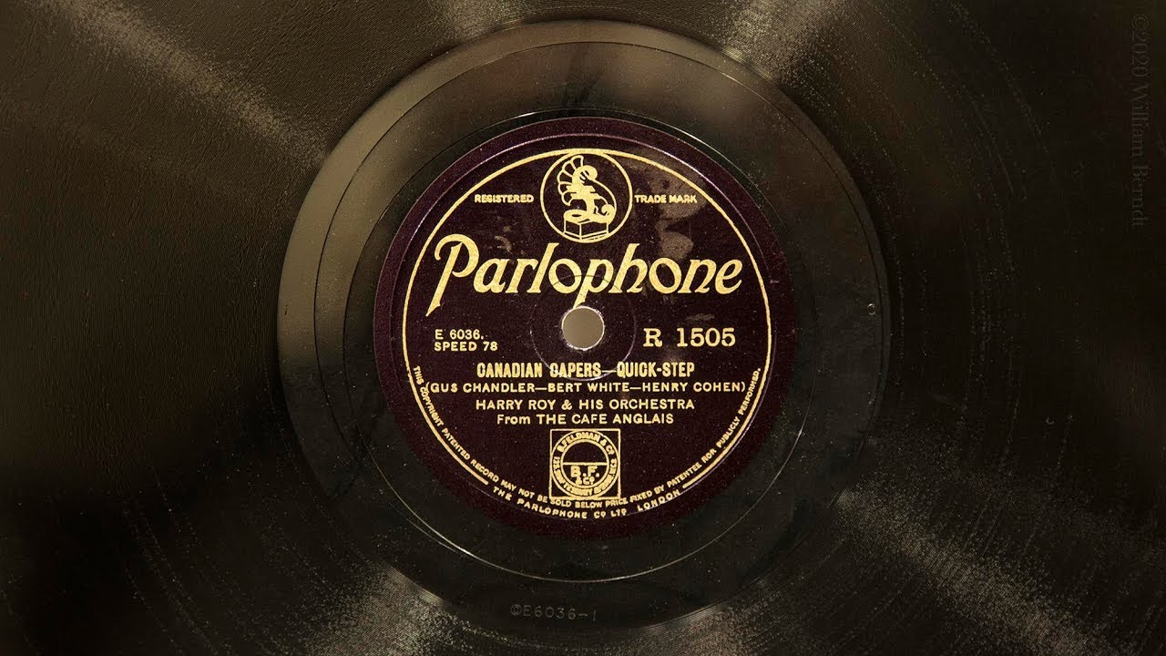 Canadian Capers • Harry Roy & His Orchestra (EMG Xb Oversize Gramophone)
