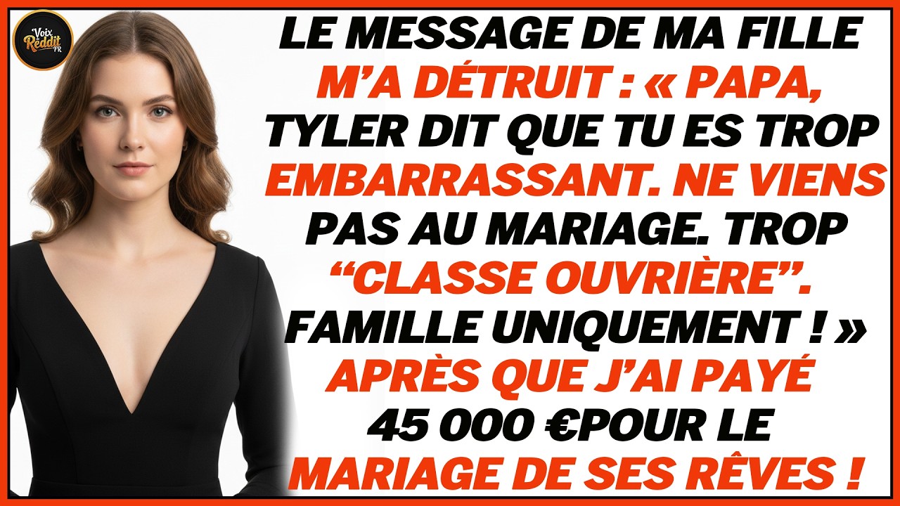 Ma Fille M’a Exclu De Son Mariage À 45 000 € — Ma Réponse L’a Choquée Instantanément