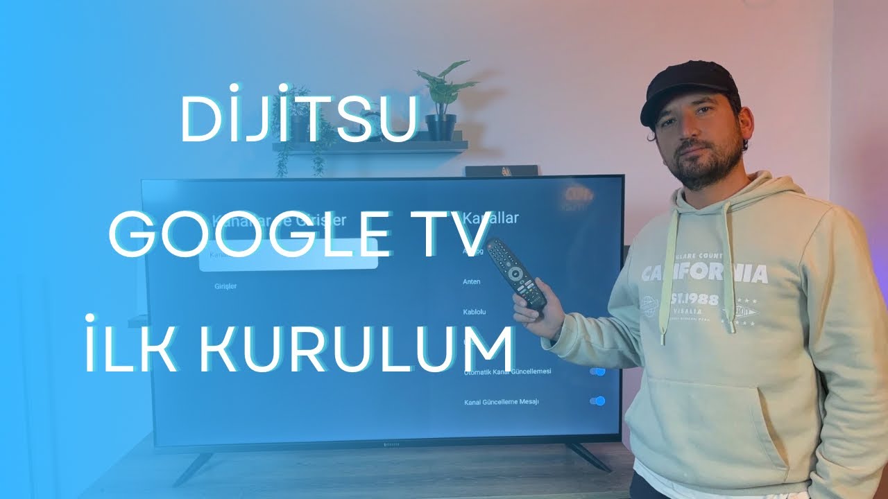 Dijitsu 55DG22000 İlk Kurulum ve Kanal Ayarlama