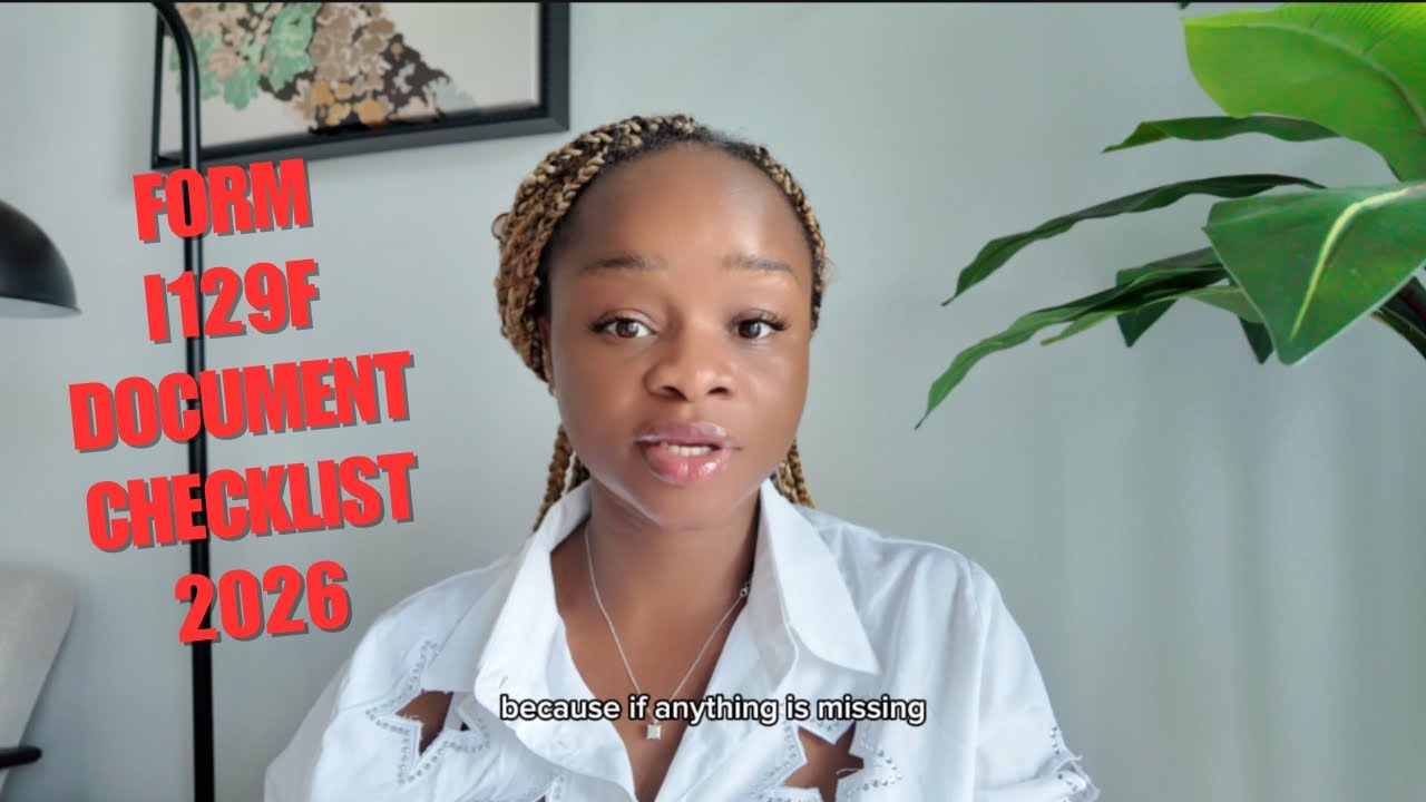 COMPLETE I-129F DOCUMENT CHECKLIST (2026) EVERYTHING YOU NEED TO FILE