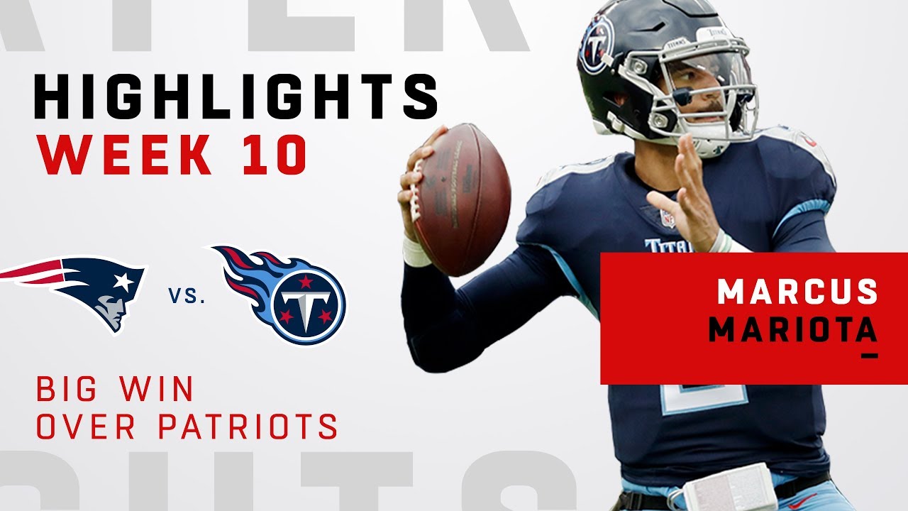 Marcus Mariota Highlights in Upset vs. Pats!