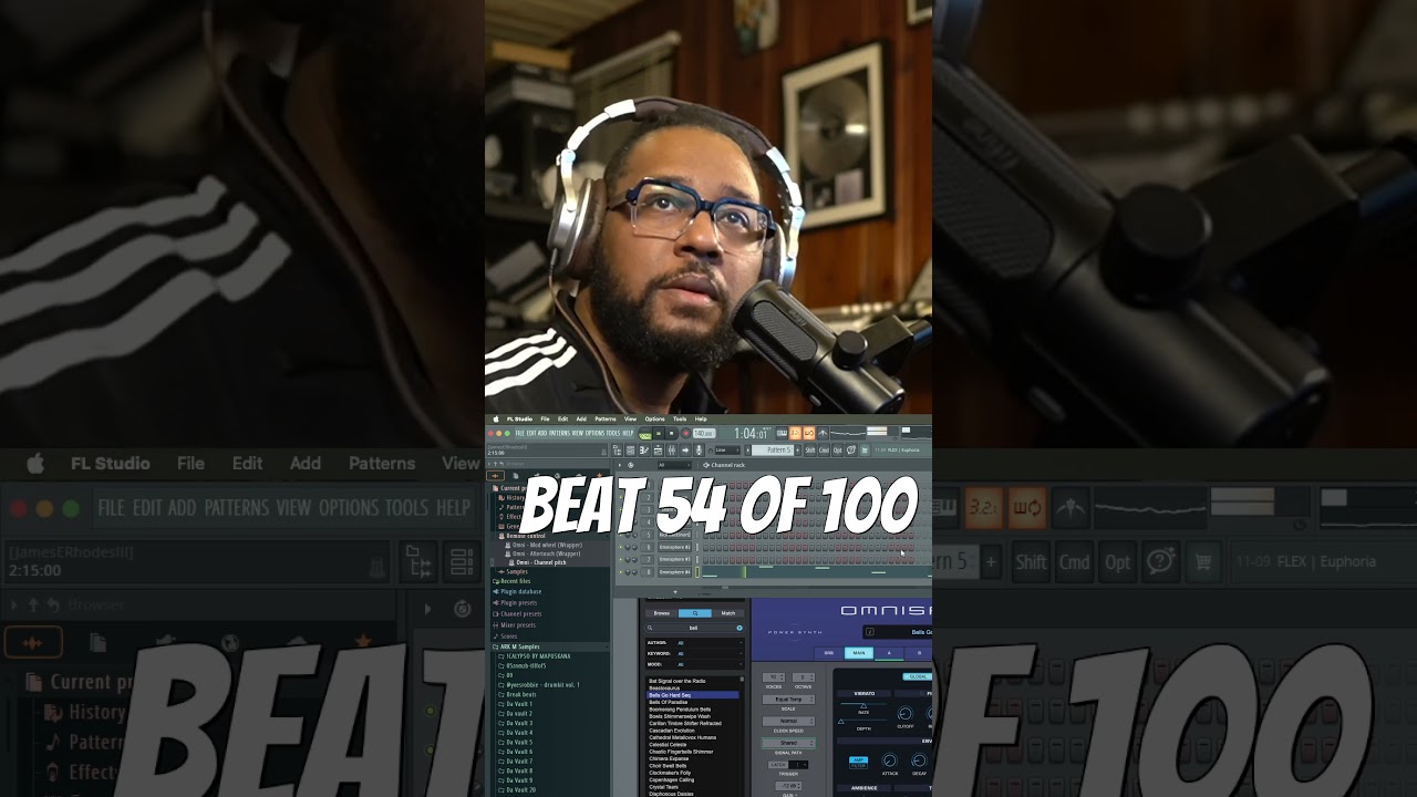 Бит 54/100 🔥 Трэп-бит с Omnisphere 3 — мрачный, тяжёлый и кинематографичный. 