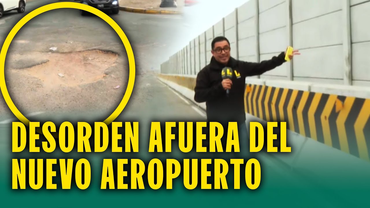 Pistas con hueco y personas bebiendo alcohol cerca al nuevo aeropuerto: Así se ve Morales Duárez