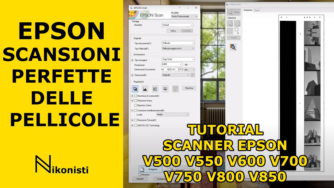 Scanner Epson, guida completa per digitalizzare negativi e diapositive