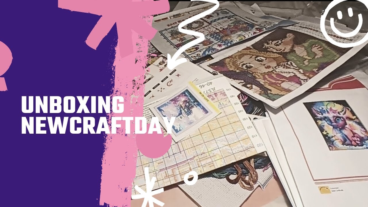 Unboxing Newcraftday #pointdecroix#broderie