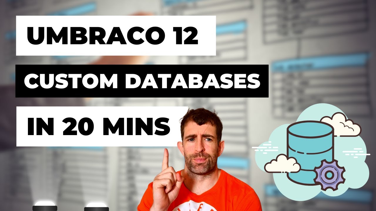 EASY Custom database SETUP with Umbraco 12+