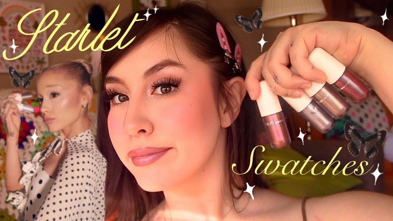 New Starlet Liquid Shadows from @r.e.m.beauty by @ArianaGrande New Formula! Swatches+Eyelook!