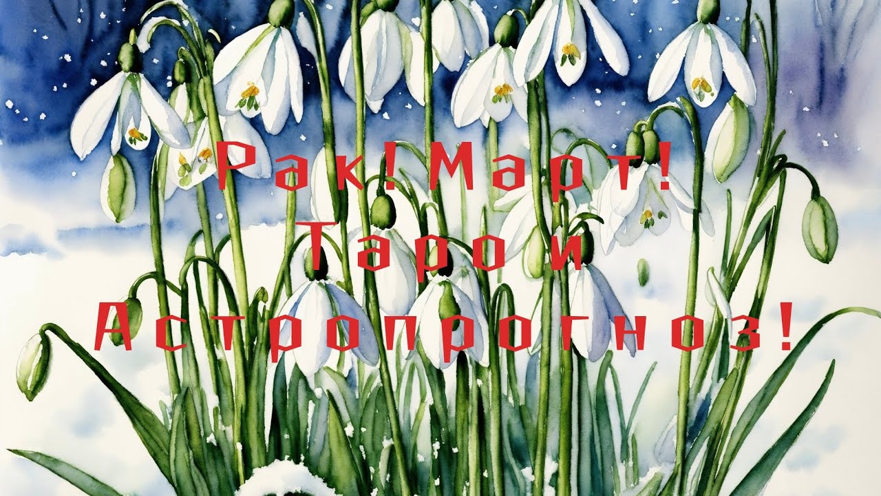 Рак ♋ Таро и Астропрогноз! Cancer tarot reading and Astrology for March #tarot #astrology #cancer 
